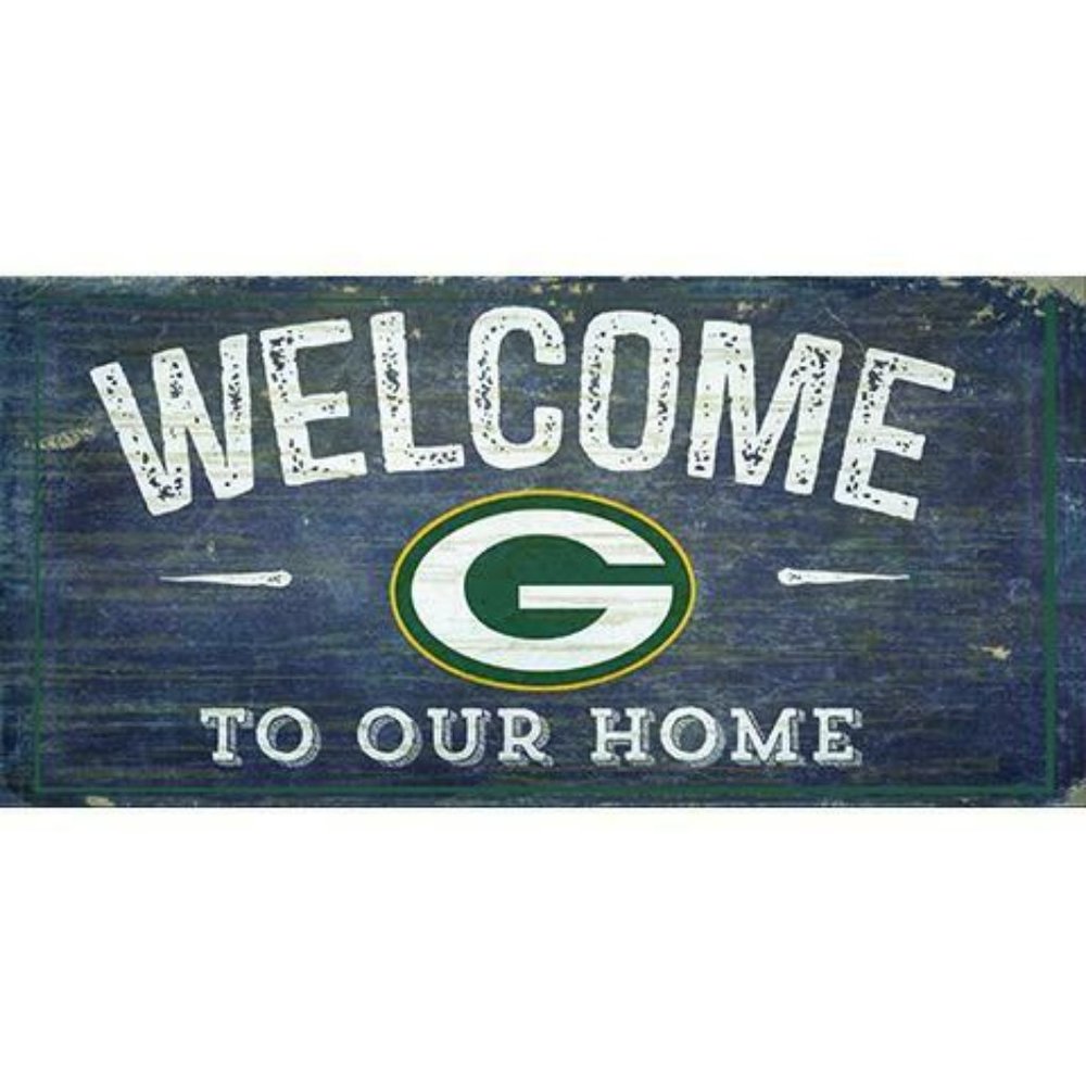 Green Bay Packers Wood Signs 6"x12"